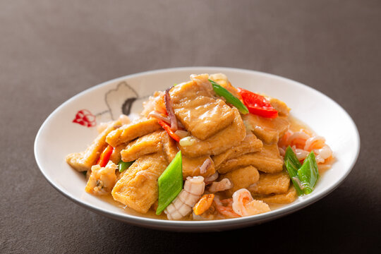 三鲜烧豆腐