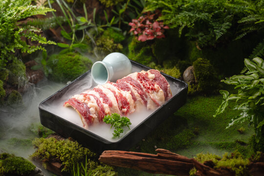 新鲜牛肉火锅菜单图