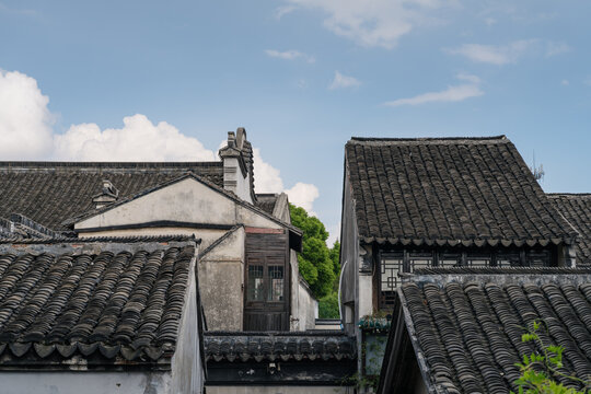 南浔古镇古街传统建筑江南水乡