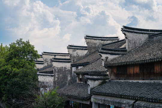 南浔古镇古街传统建筑江南水乡