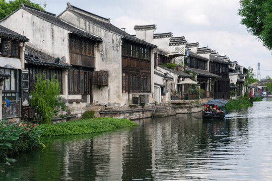 南浔古镇古街传统建筑江南水乡