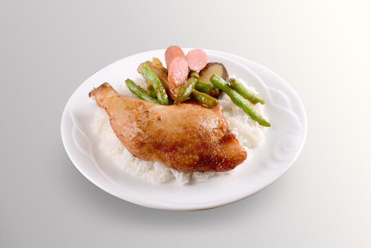 鸡腿饭