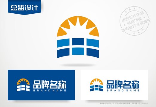 光伏能源logo太阳能标志