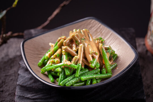 麻酱豆角