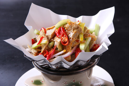 纸锅豆干