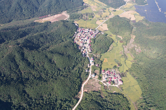 大山村落马路