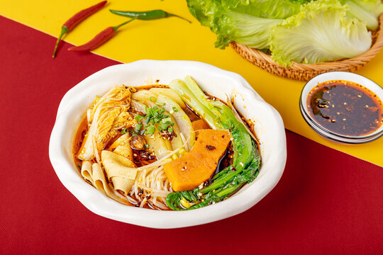 麻辣烫素菜套餐