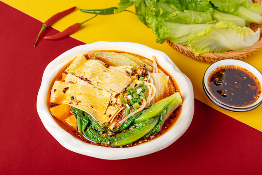 麻辣烫素菜套餐