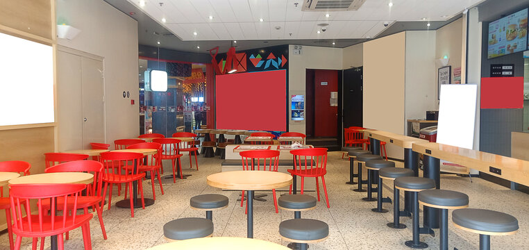 汉堡店室内装修