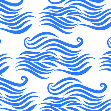 蓝色水波纹