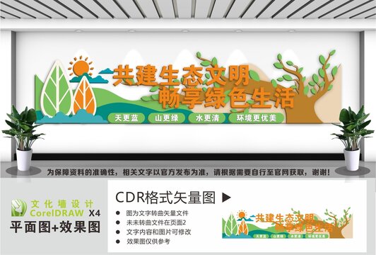 生态文明环保文化墙