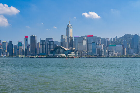中国香港地标建筑中环广场