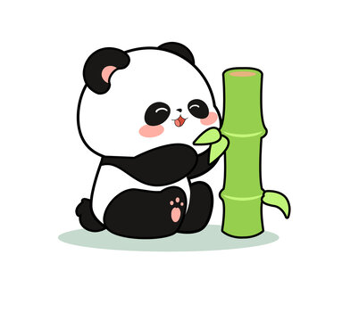 熊猫贴纸帆布袋图案