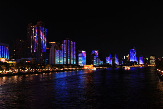 广州长提珠江夜景