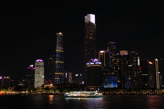 广州珠江新城夜景