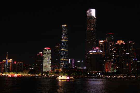 广州珠江新城夜景