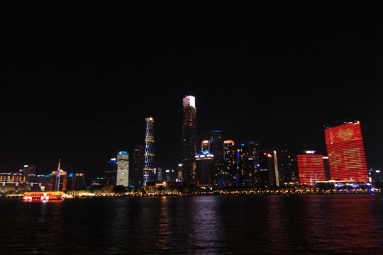 广州珠江新城夜景