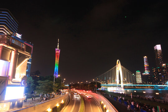 广州琶洲夜景