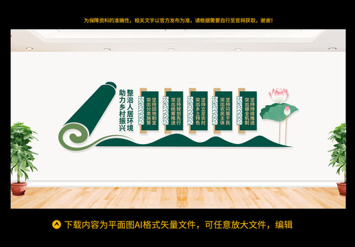 人居环境文化墙