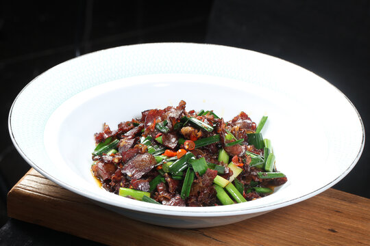 小炒腊牛肉