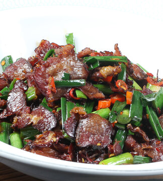 小炒腊牛肉
