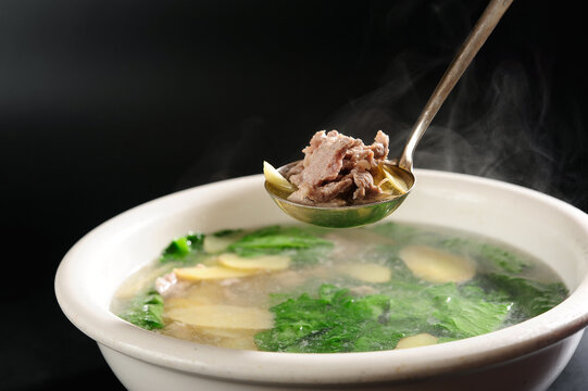 老姜肉片汤