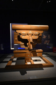 中国古代木结构建筑模型展