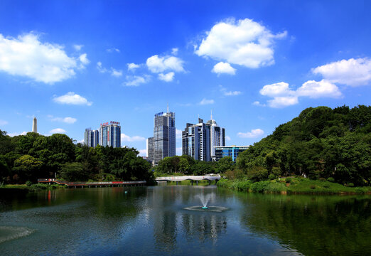 重庆两江新区园林景观
