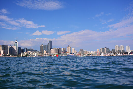 青岛五四广场滨海建筑