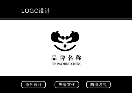 小丑面具logo