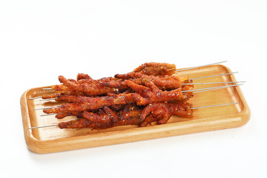烤鸡爪串