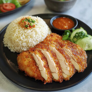 鸡排饭