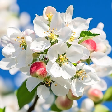 高清苹果花