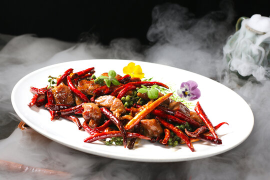 丘北辣椒汁雪花牛肉
