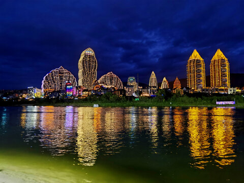 西双版纳夜景