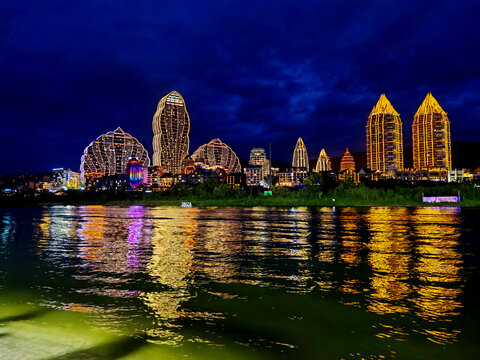 西双版纳夜景