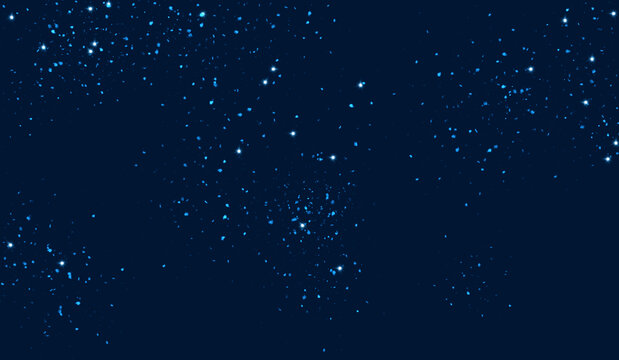 星空背景插画