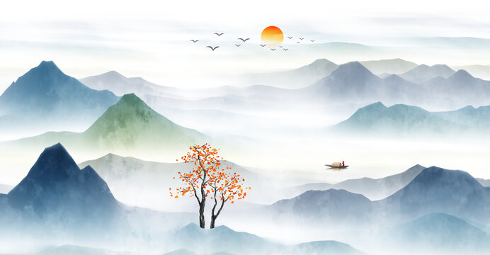 山水画