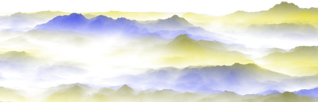 水墨山水画