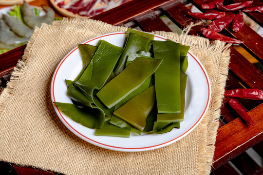 火锅菜品海带片