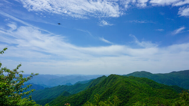 竹溪营盘山风光