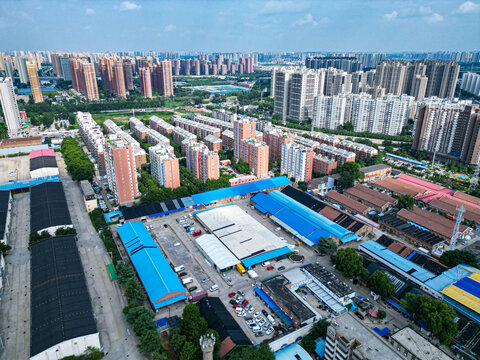 高空俯瞰建筑