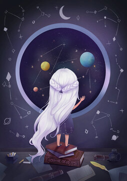 喜欢星星的少女