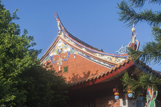 崇福寺山墙飞檐