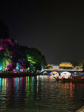 凤凰古城夜景