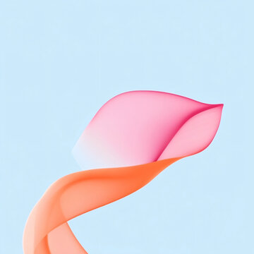 蓝粉纹理曲线动感线条