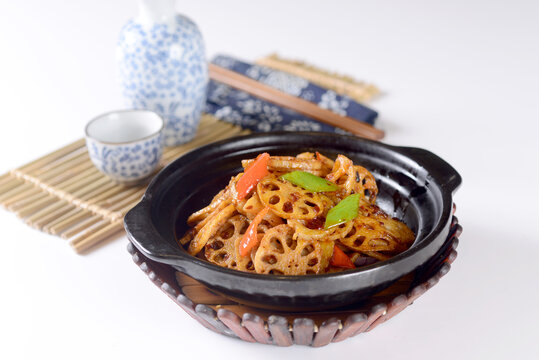 干锅藕片