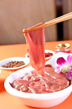 火锅菜品鲜腰片