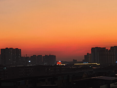落日余晖