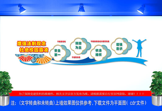 校园霸凌文化墙